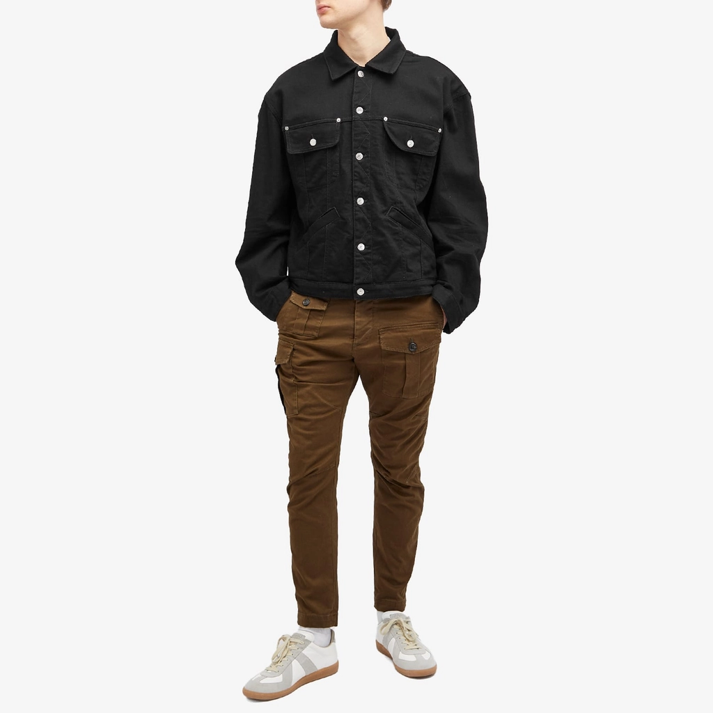 Dsquared2 Men's Icon Black Over Jean Jacket