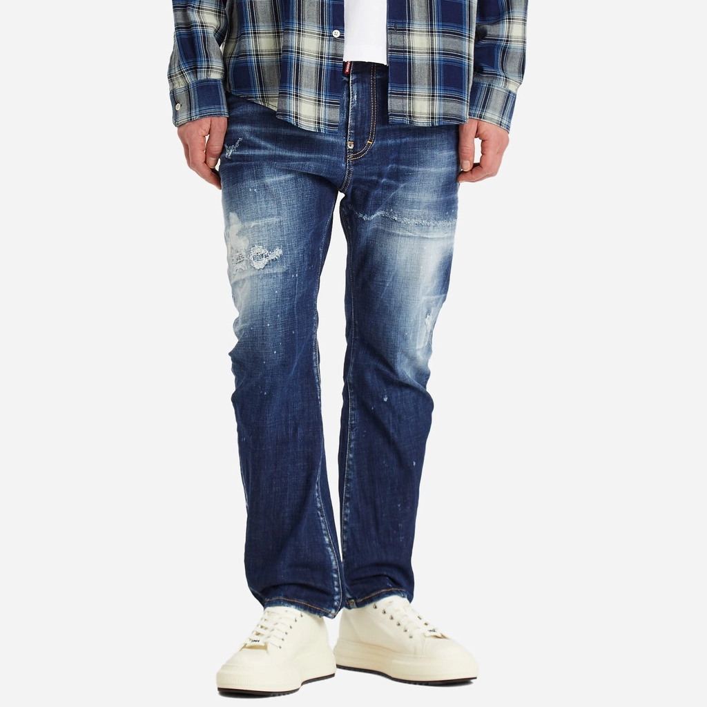 Dsquared2 Men's London Bro Jeans Navy Blue