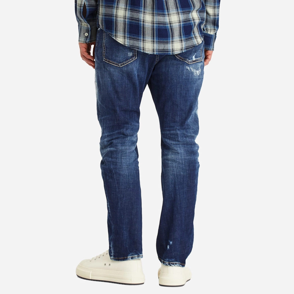 Dsquared2 Men's London Bro Jeans Navy Blue