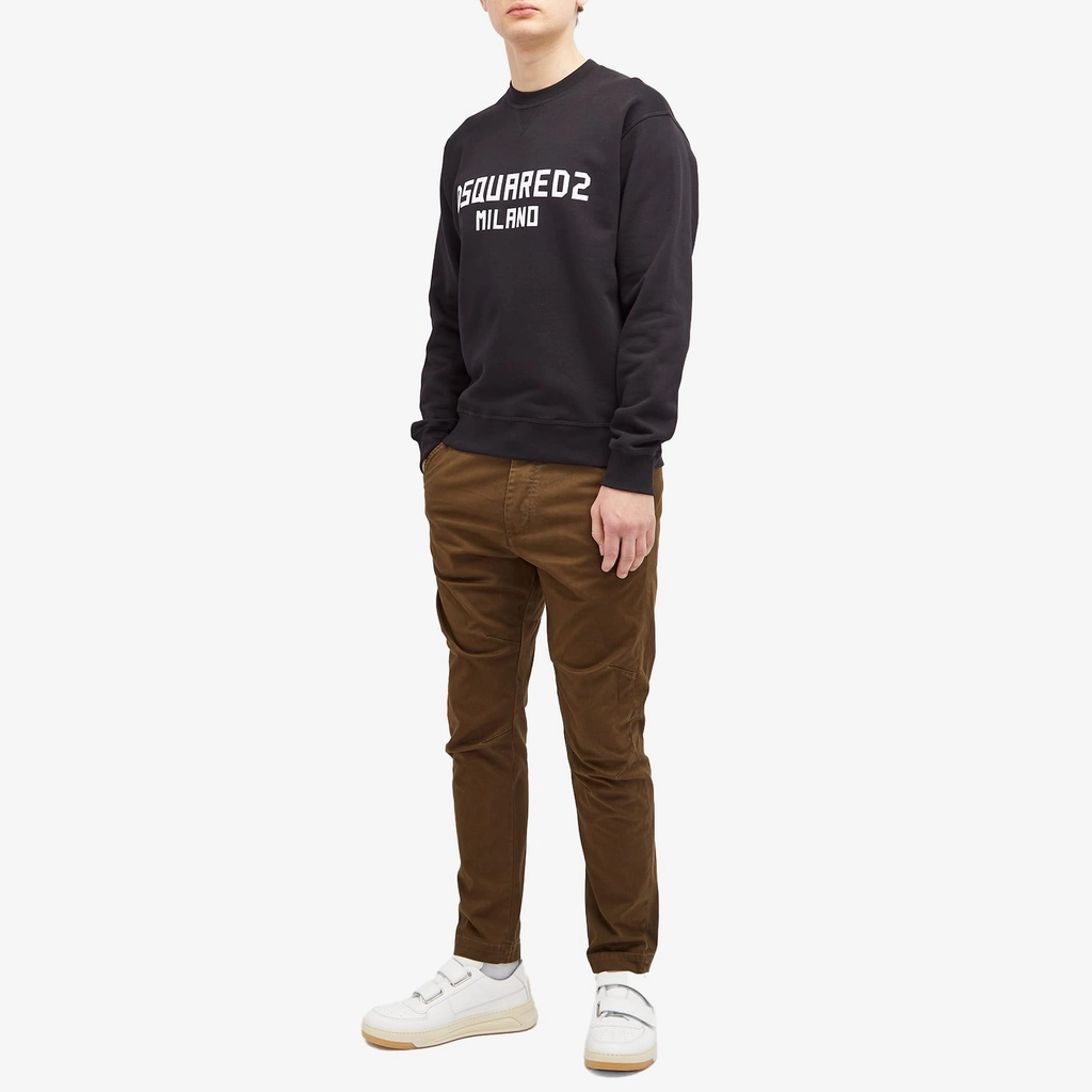 Dsquared2 Men's Sexy Chino Pants Military Green