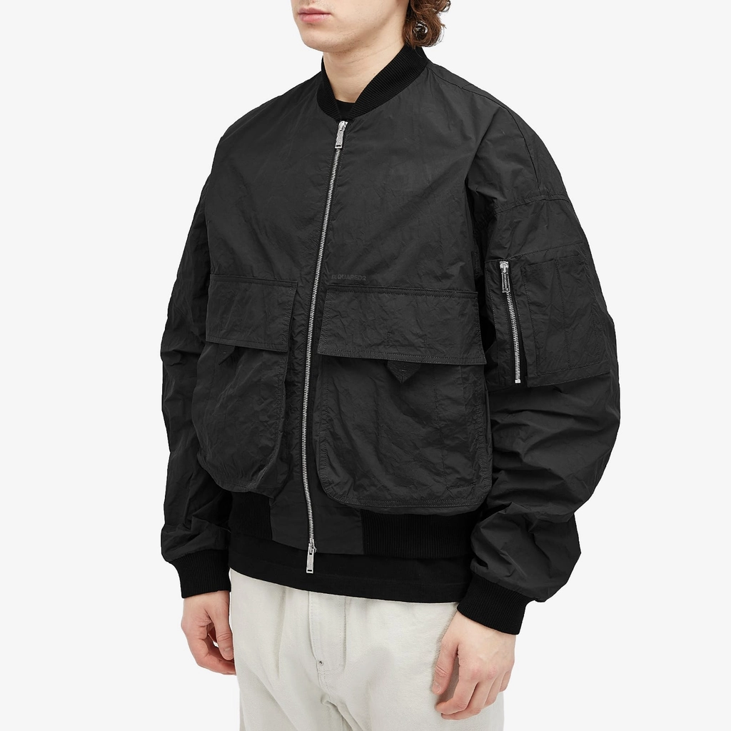 Dsquared2 Men's Superlight 80's Bomber Jacket Black