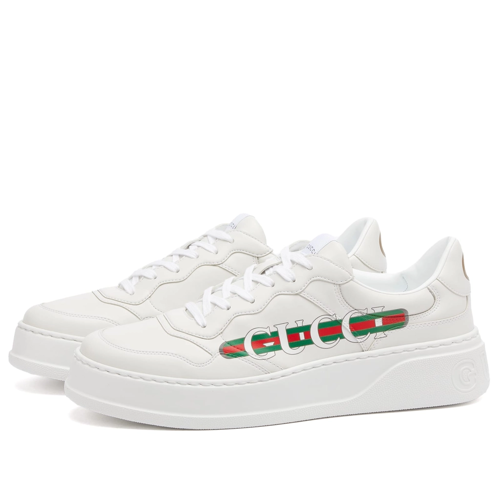 Gucci Men's Chunky Web Logo Sneaker White