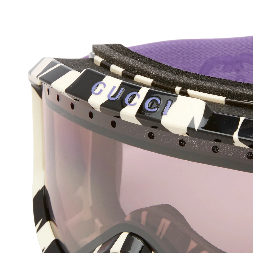 Gucci Ski Mask Ivory/Violet/Silver