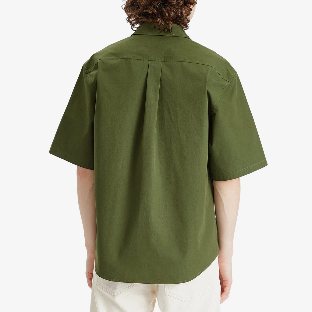 Kenzo Men's Boke Flower 2.0 Short Sleeve Shirt Khaki