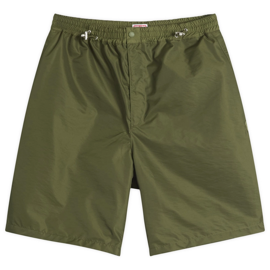 Kenzo Men's Boke Flower 2.0 Technical Shorts Khaki