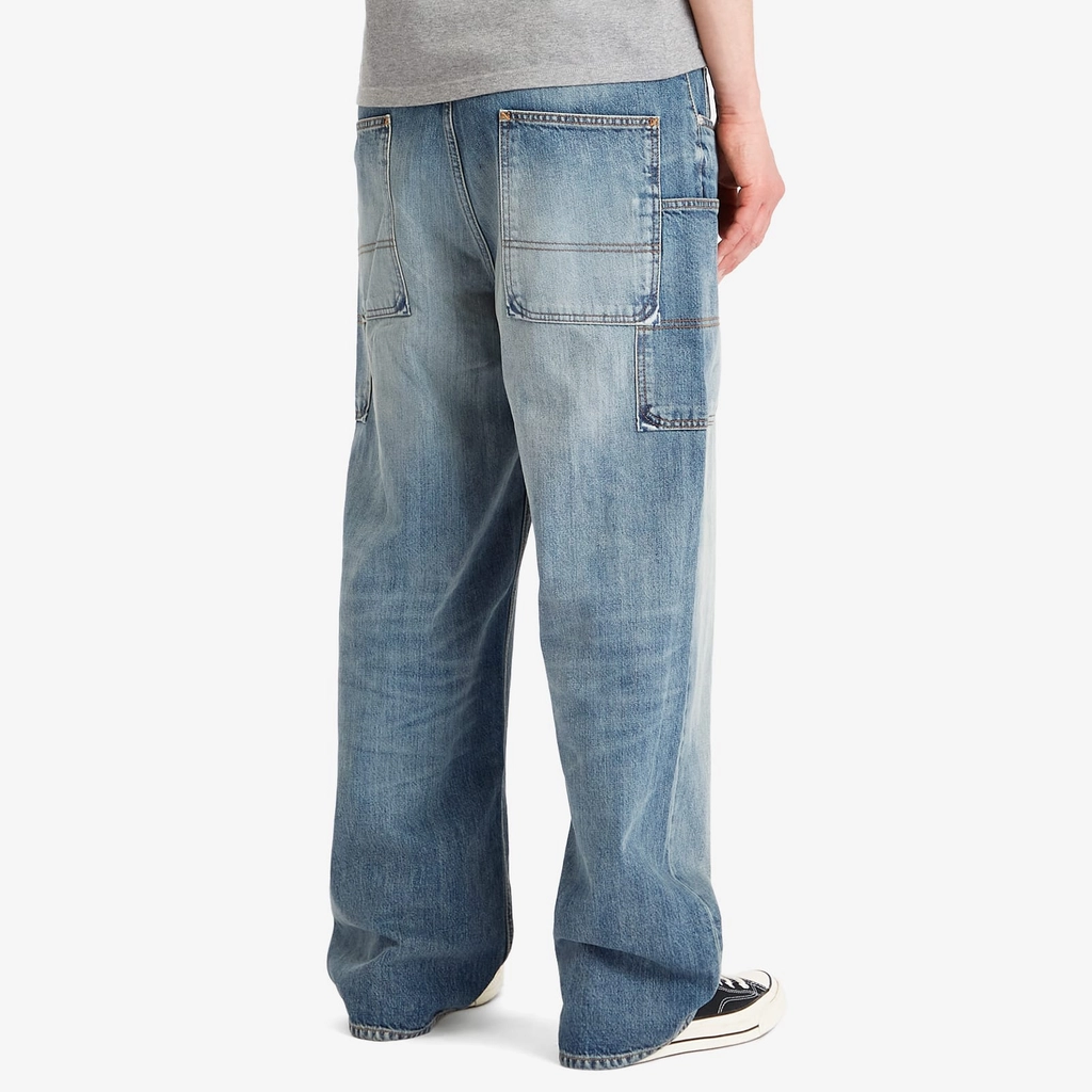 Kenzo Men's Cargo Monkey Fit Jeans Medium Stone Blue