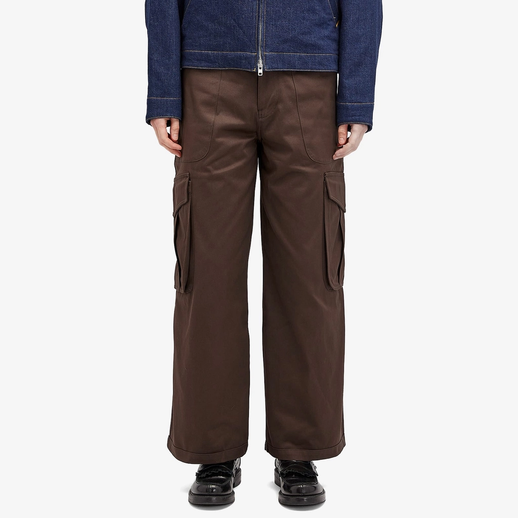 Kenzo Men's Cargo Pants Dark Brown