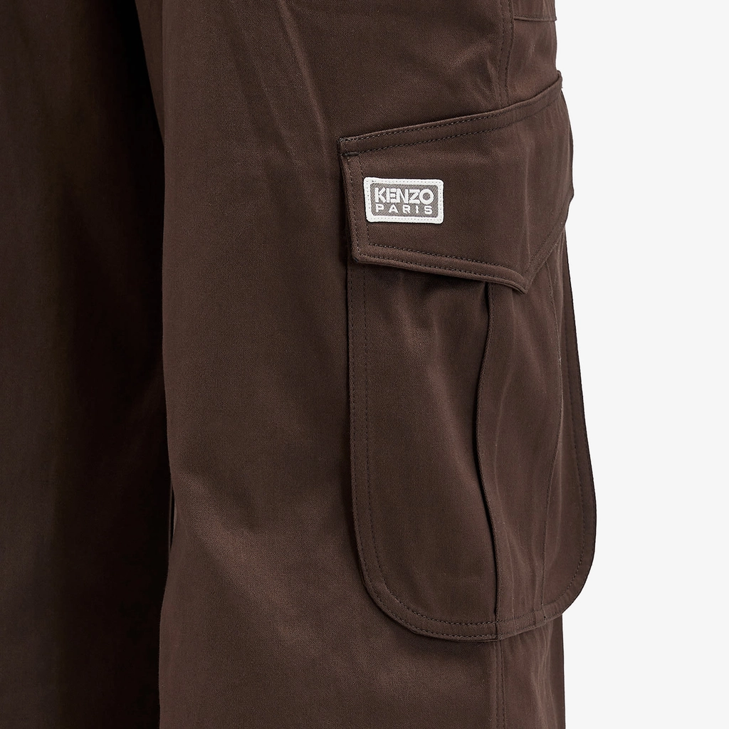 Kenzo Men's Cargo Pants Dark Brown