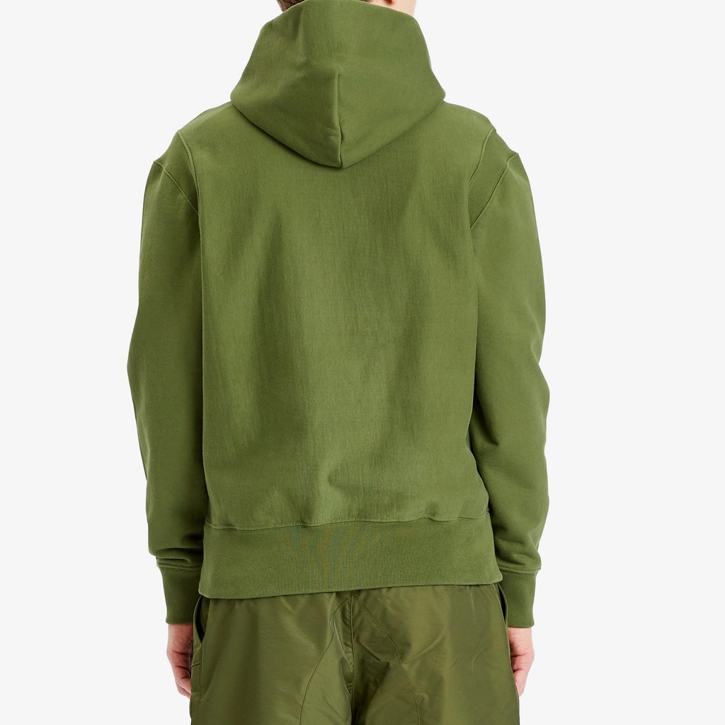 Kenzo Men's Gots Boke Flower 2.0 Embroidered Classic Hoodie Khaki