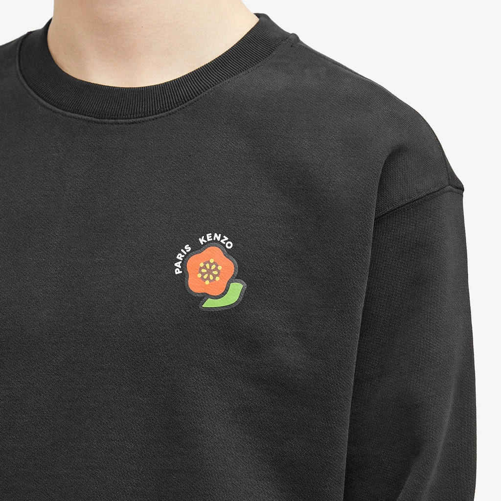Kenzo Men's Pop Embroidered Oversized Sweatshirt Black