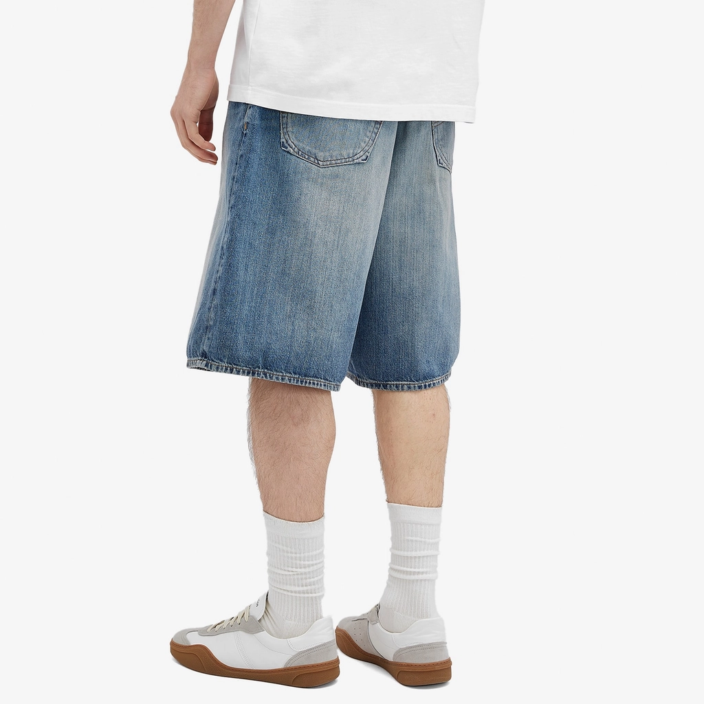 Kenzo Men's Straight Shorts Medium Stone Blue