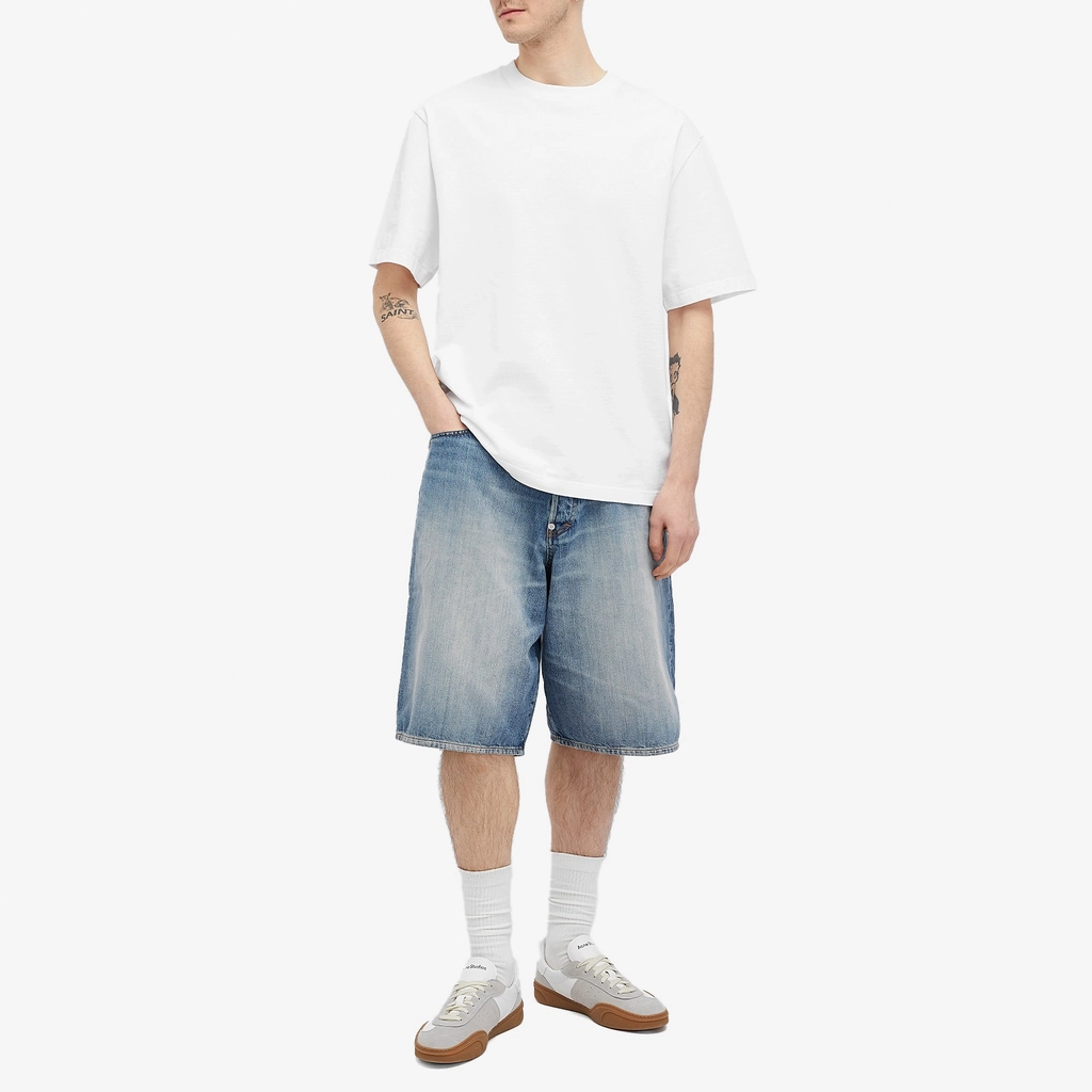 Kenzo Men's Straight Shorts Medium Stone Blue