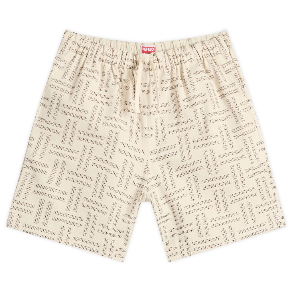 Kenzo Men's Weave Elasticated Shorts Tan