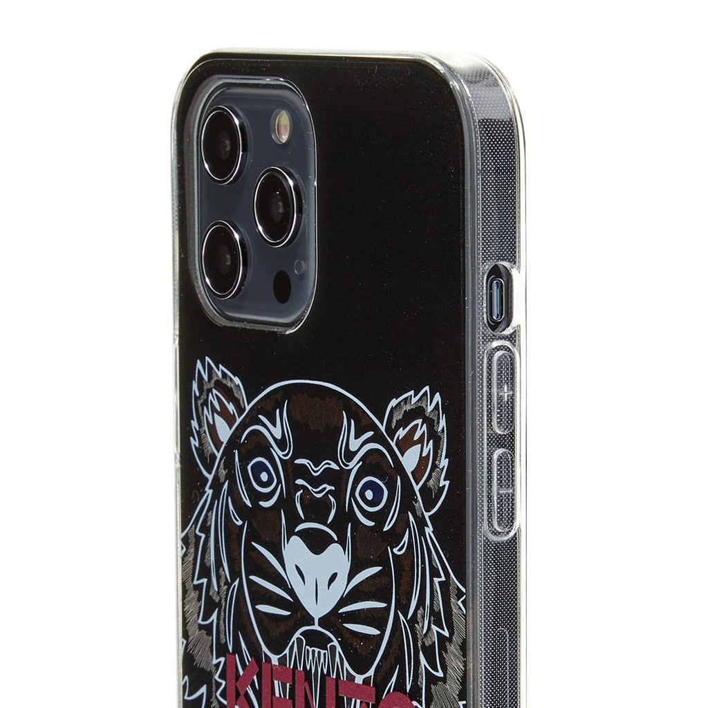 Kenzo Tiger Logo iPhone 12 Pro Max Case Black