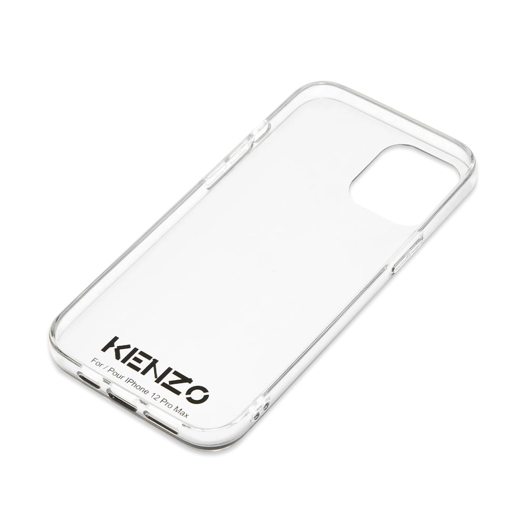 Kenzo Tiger Logo iPhone 12 Pro Max Case Black