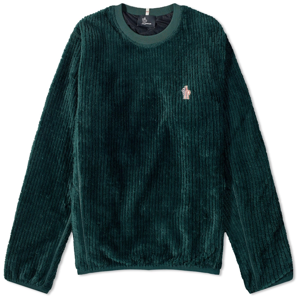 Moncler Men's Crew Sweater Green