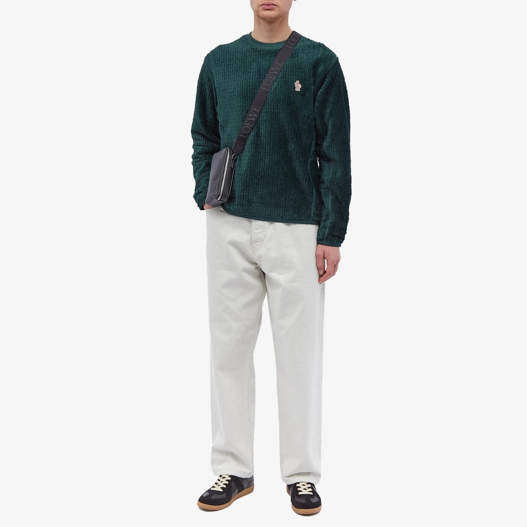 Moncler Men's Crew Sweater Green
