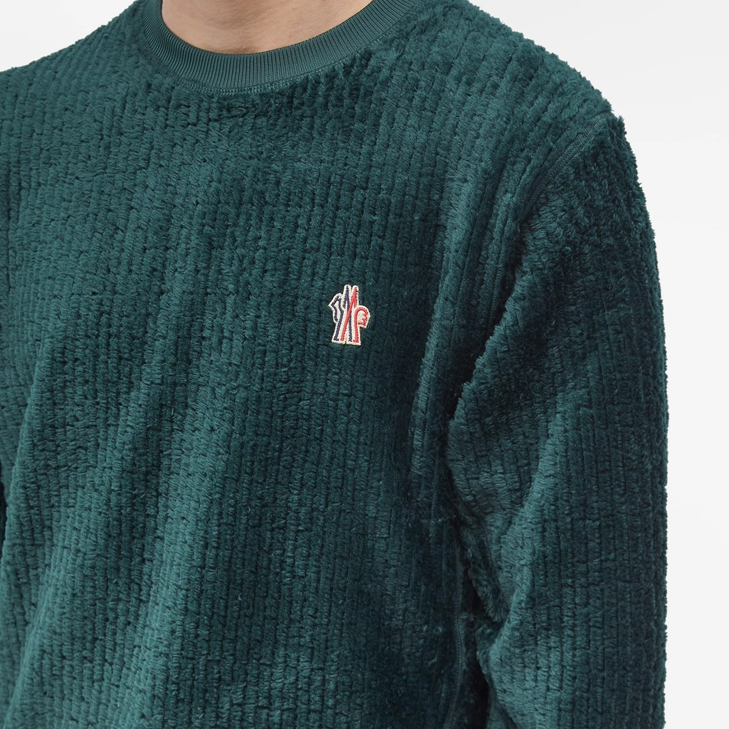 Moncler Men's Crew Sweater Green