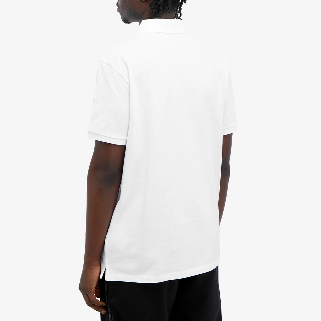 Moncler Men's Piquet Polo White
