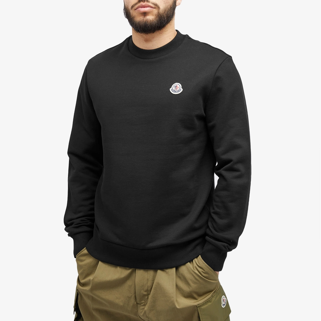 Moncler Men's Logo Sweatshirt Black