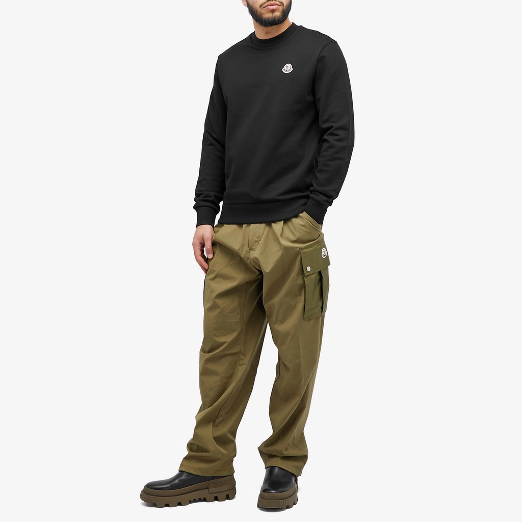 Moncler Men's Logo Sweatshirt Black