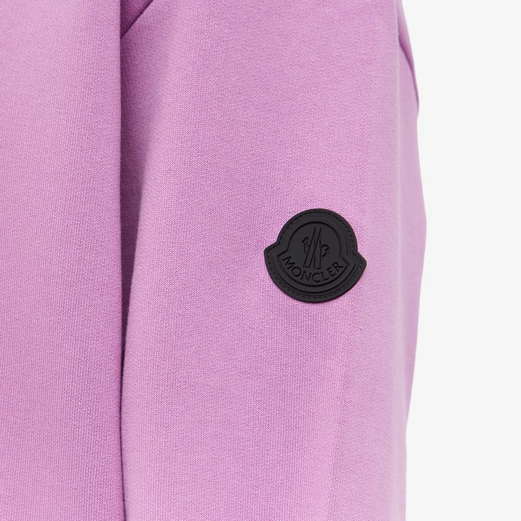 Moncler Men's Logo Crew Sweat Pink
