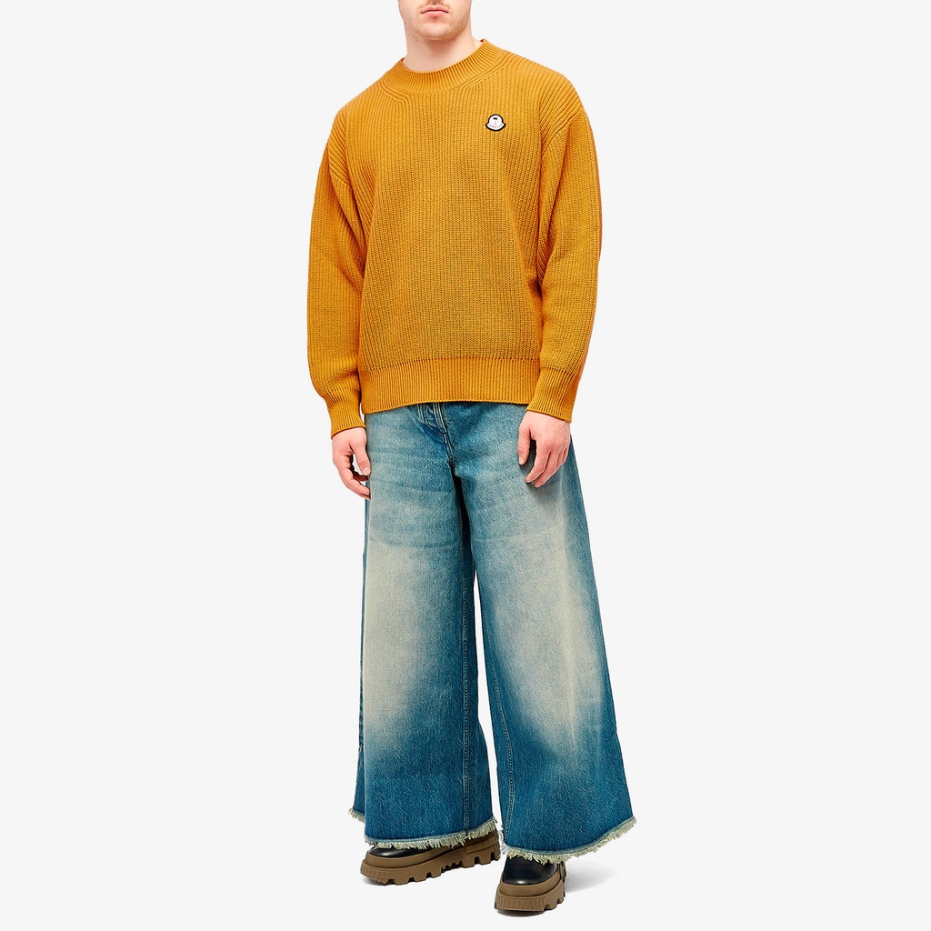 Moncler Genius x Palm Angels Crew Sweat Yellow
