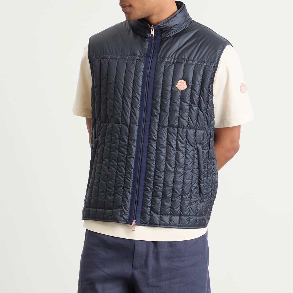 Moncler Gilga Farm by Donald Glover Tangerine Vest Navy