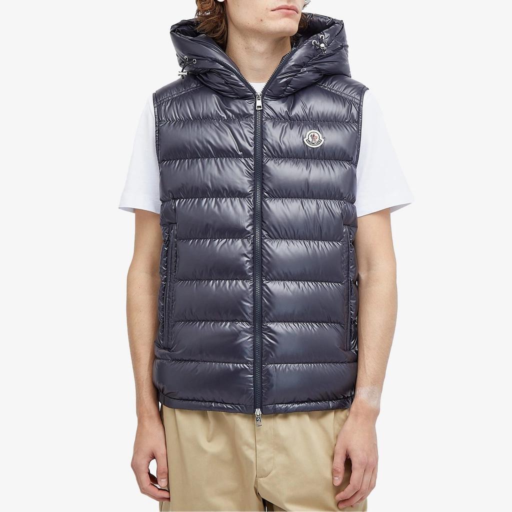 Moncler Men's Barant Vest Navy