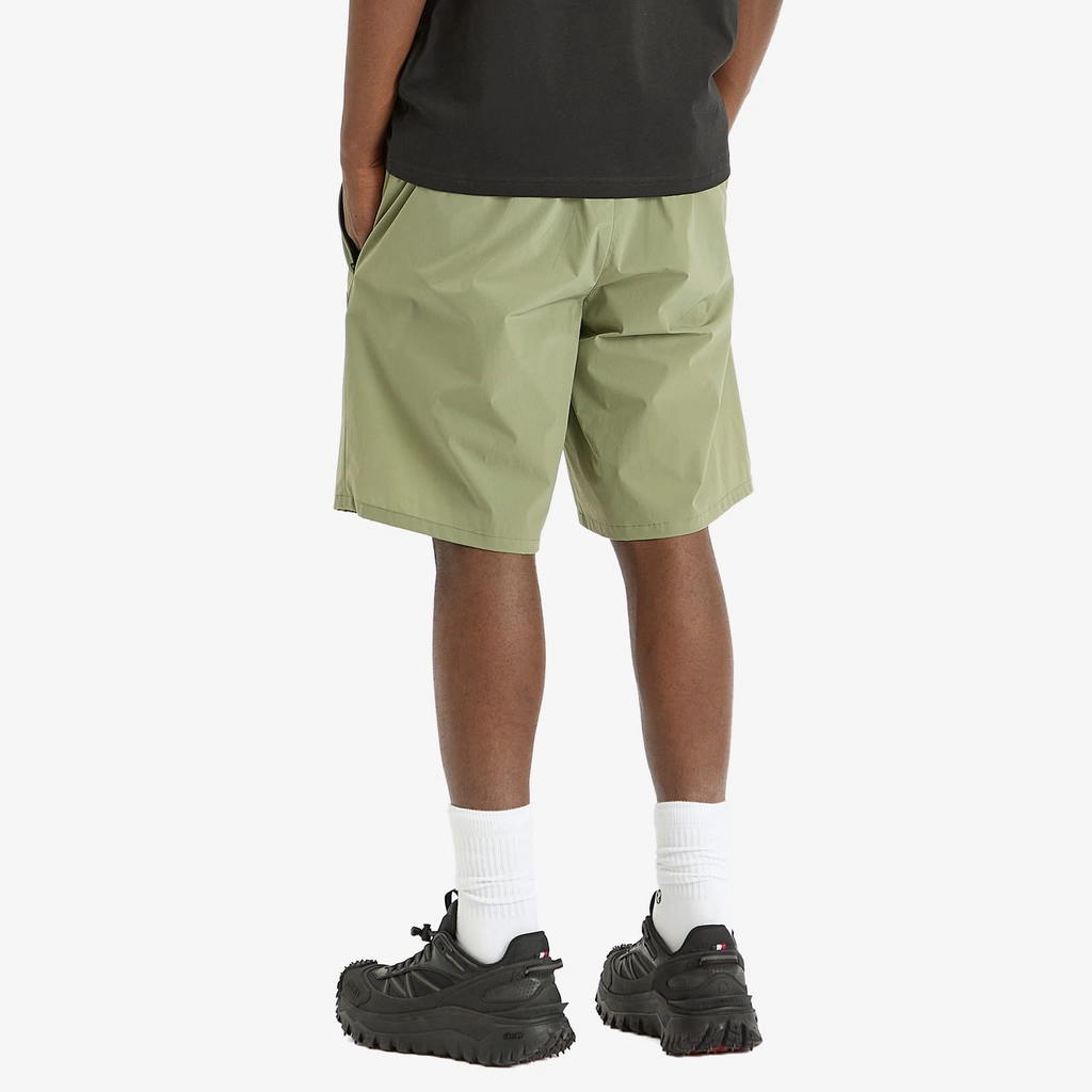 Moncler Men's Bi-Stretch Nylon Opaque Shorts Green