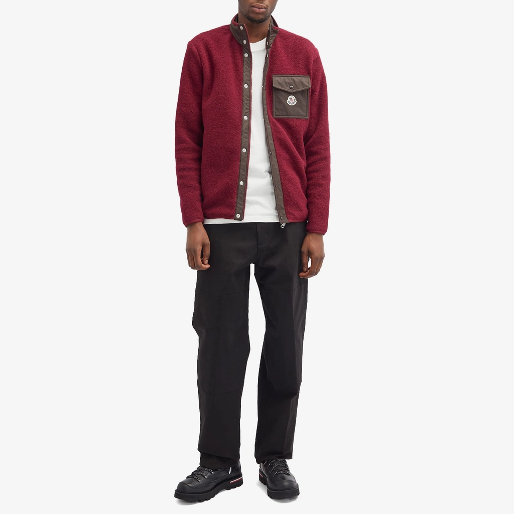 Moncler Men's Canvas Carpenter Trousers Black