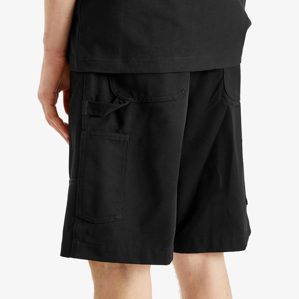Moncler Men's Cotton Gaberdine Shorts Black