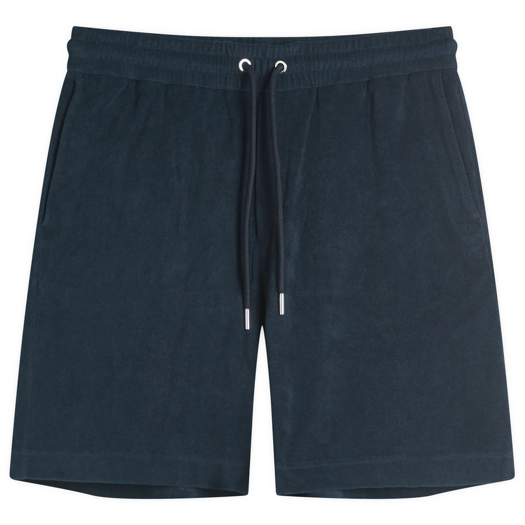 Moncler Men's Cotton Terry Shorts Navy
