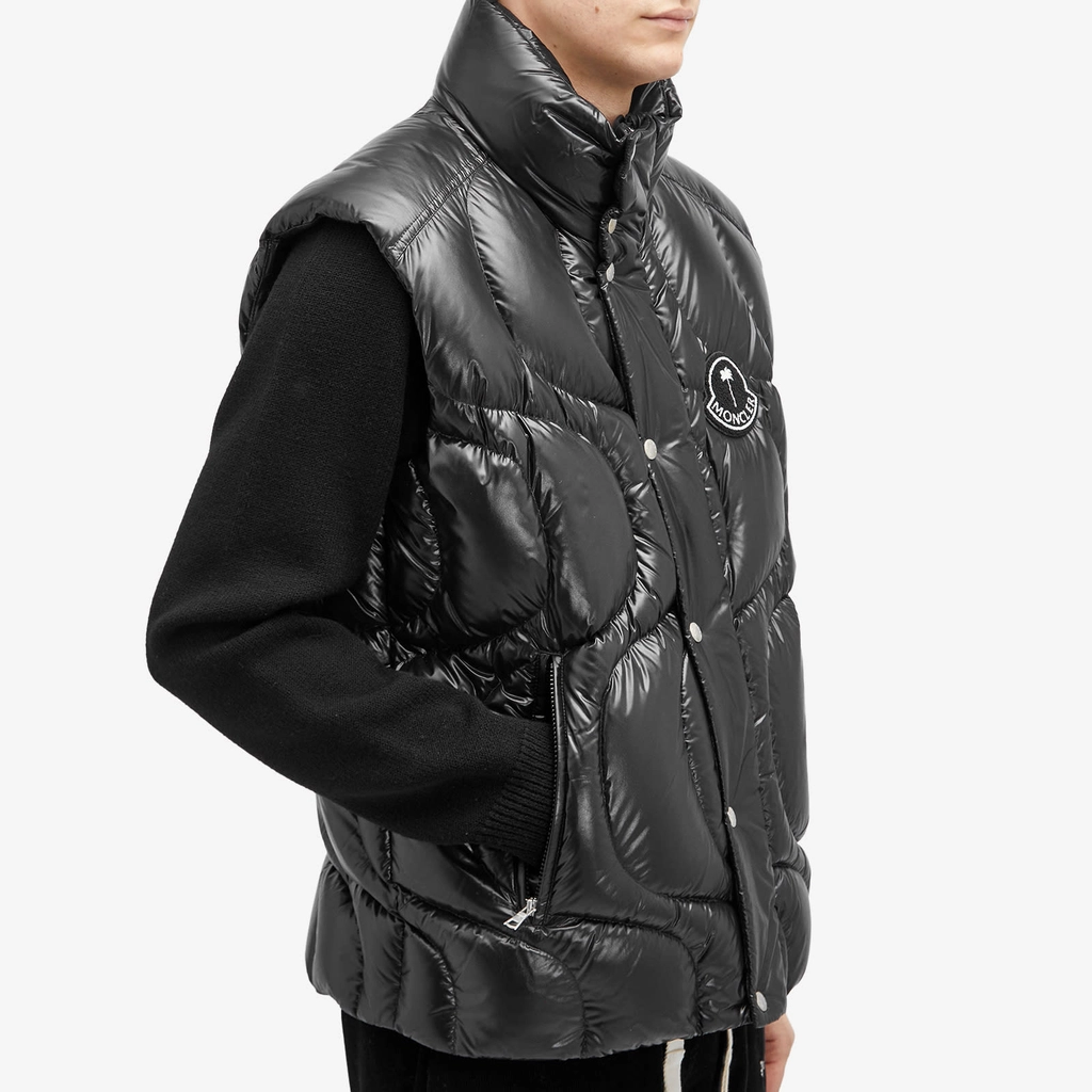 Moncler Men's Genius x Palm Angels Gwenyth Vest Black