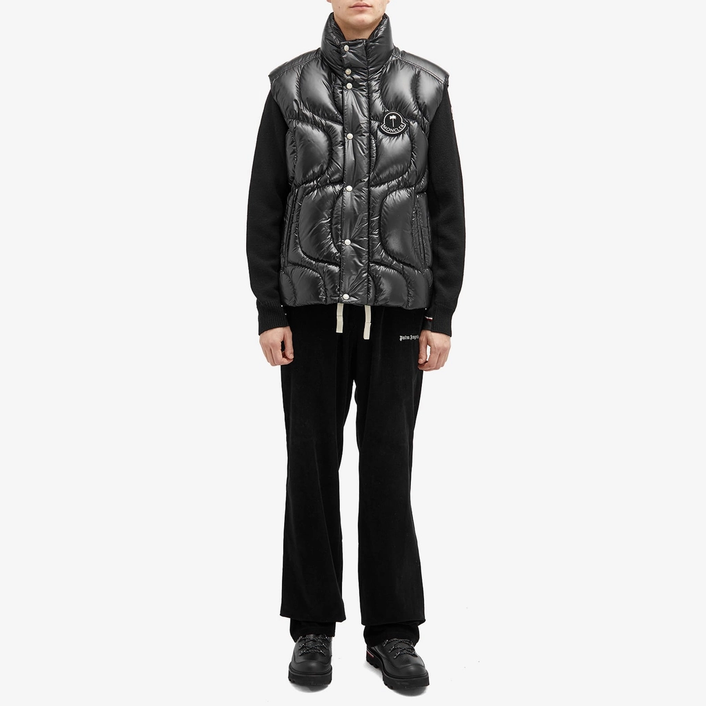 Moncler Men's Genius x Palm Angels Gwenyth Vest Black