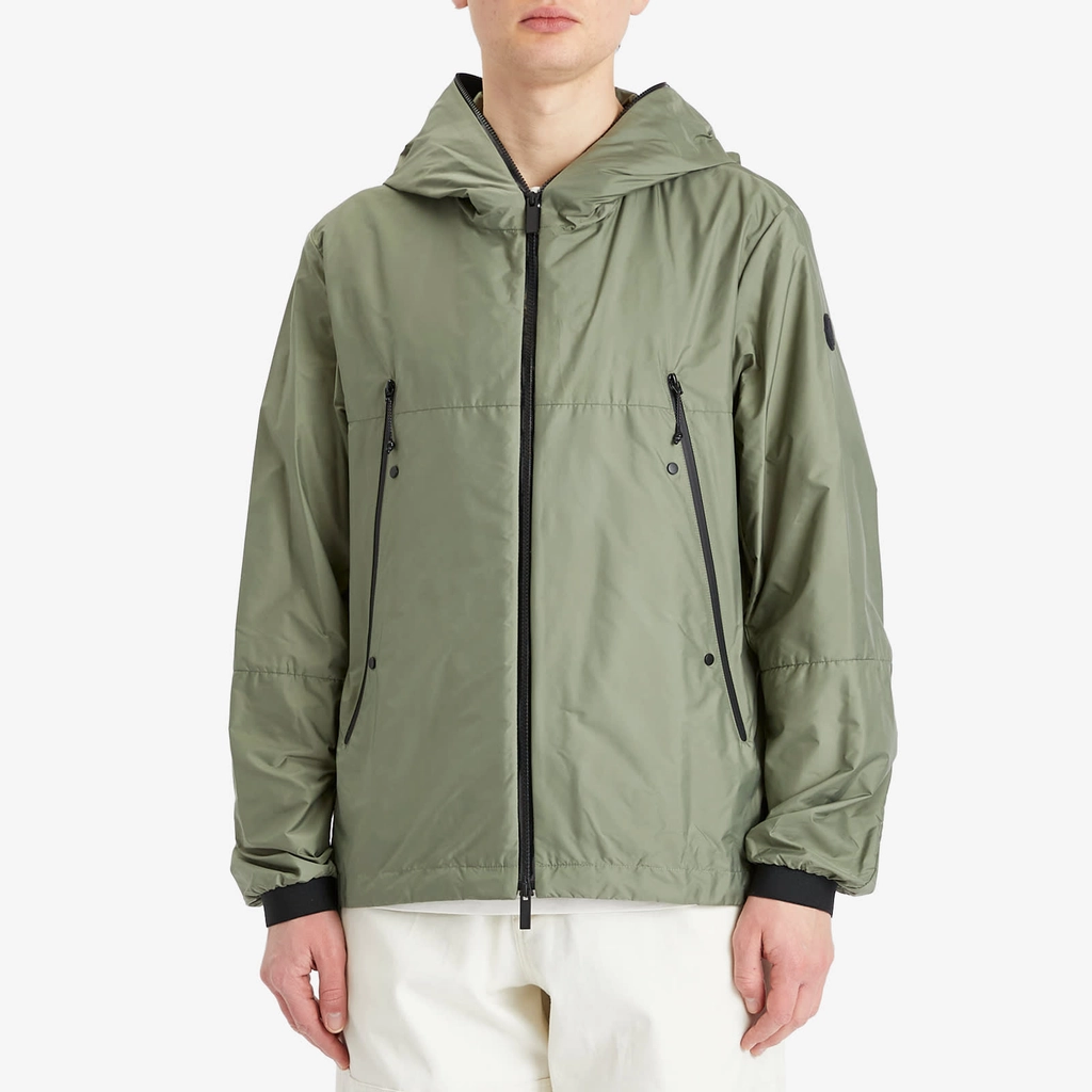 Moncler Men's Junichi Rain Jacket Green
