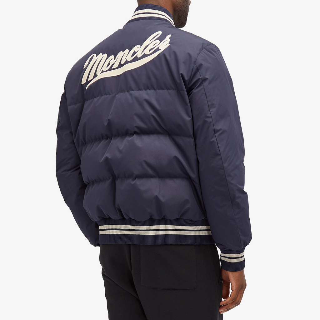 Moncler Men's Lateltin Bomber Navy
