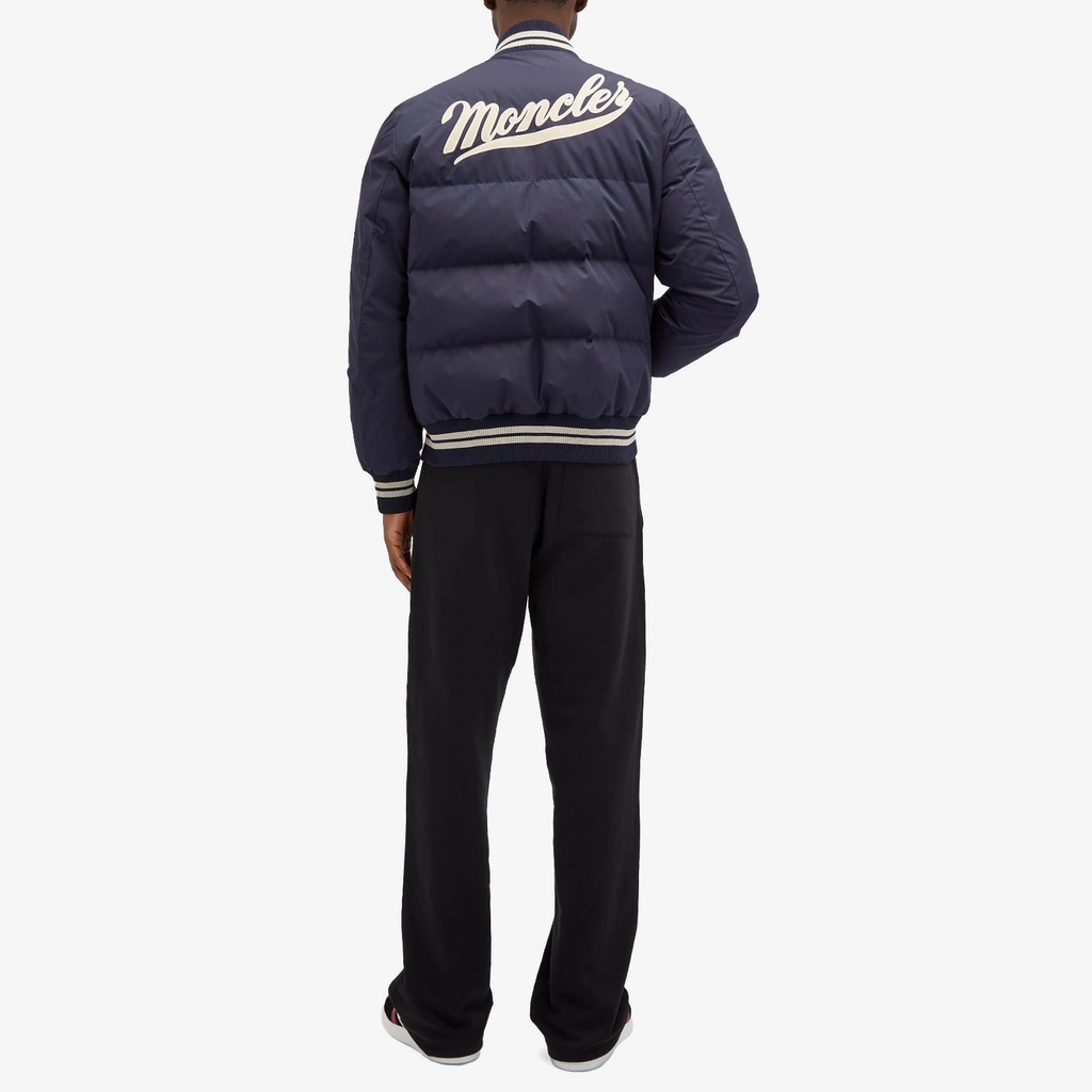Moncler Men's Lateltin Bomber Navy