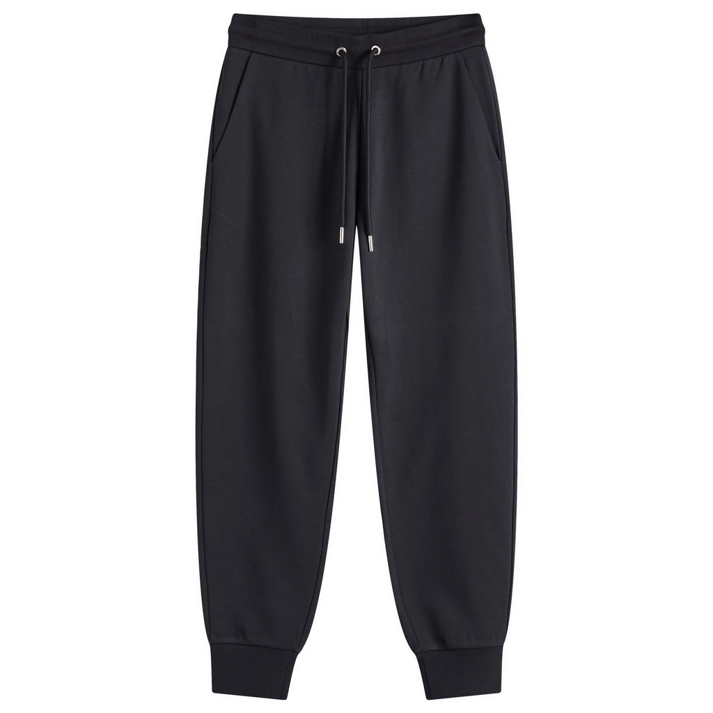 Moncler Men's Logo Cotton Sweat Pants Navy