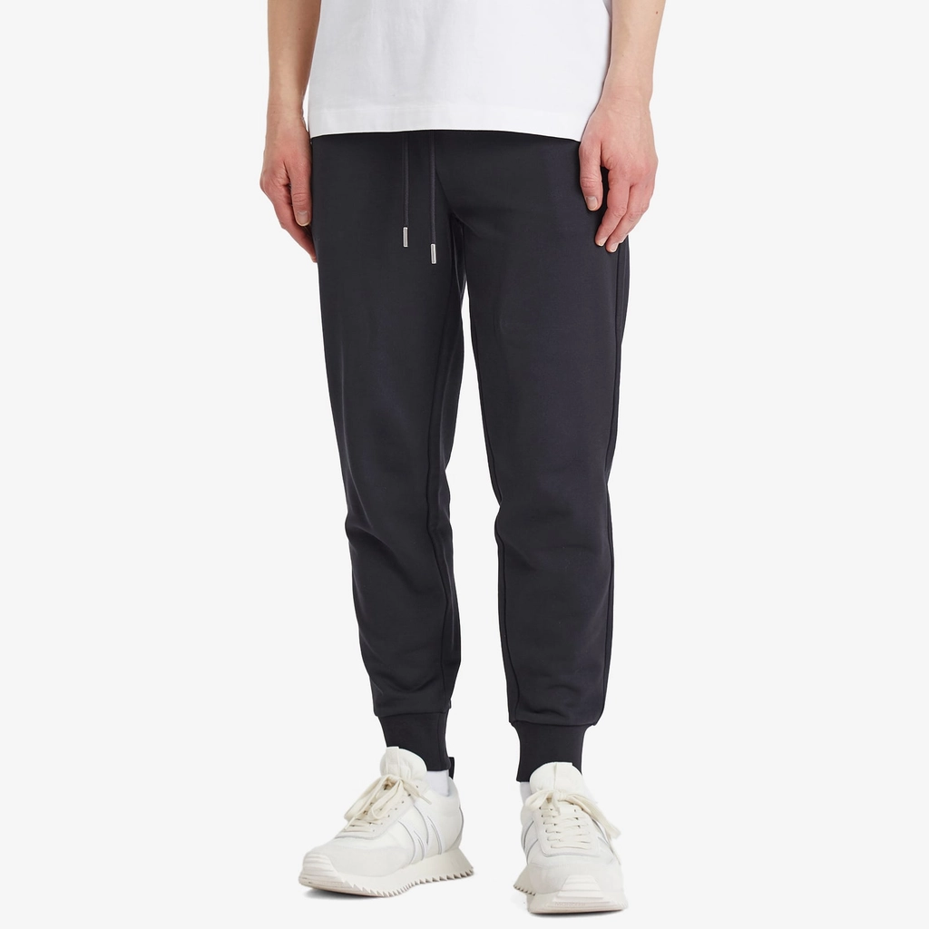Moncler Men's Logo Cotton Sweat Pants Navy