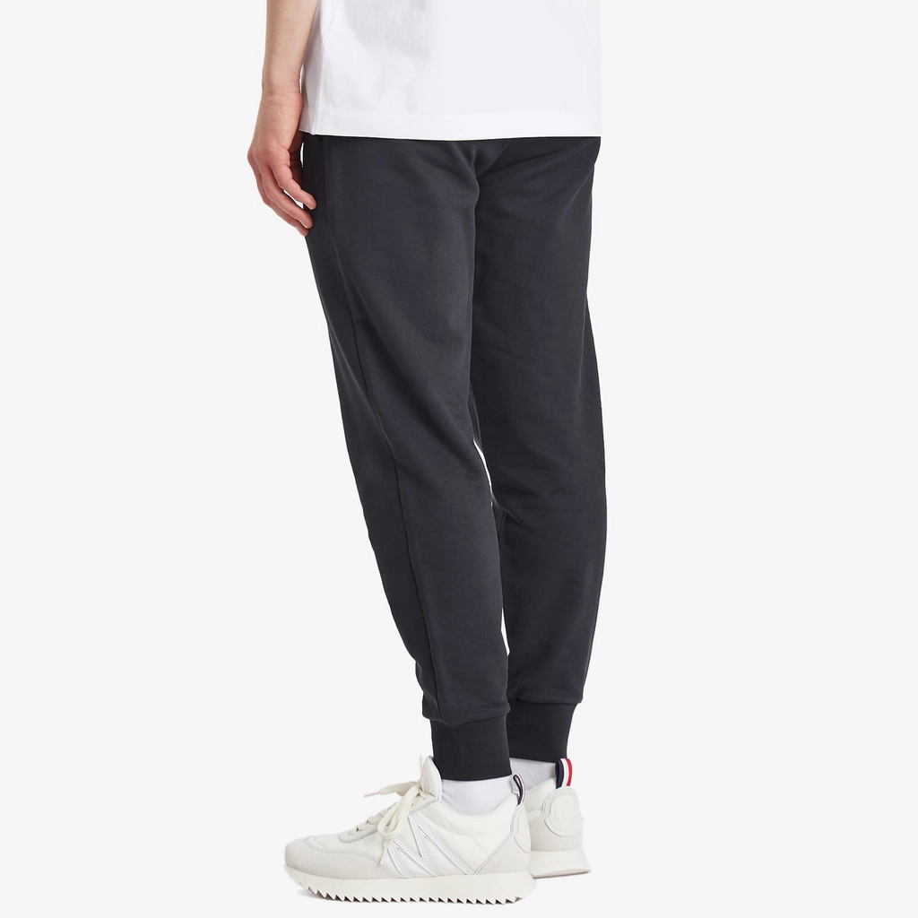 Moncler Men's Logo Cotton Sweat Pants Navy