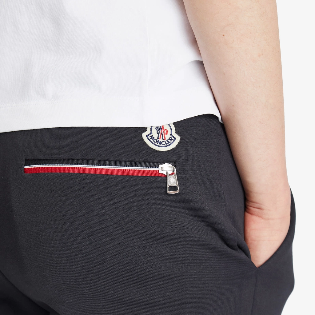Moncler Men's Logo Cotton Sweat Pants Navy