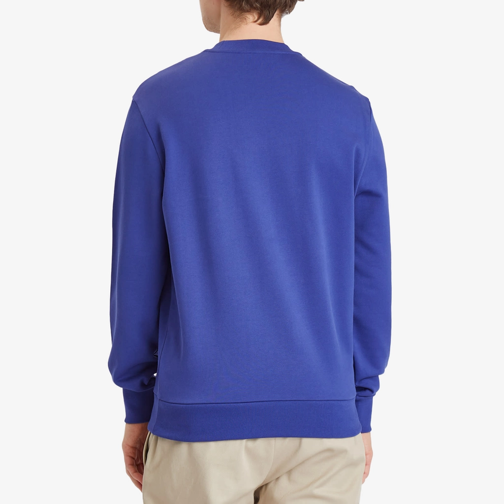 Moncler Men's Logo Cotton Sweatshirt Blue