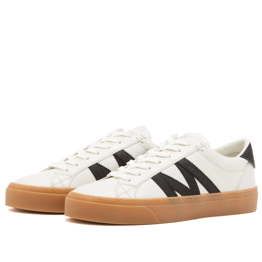 Moncler Men's Monaco2 Low Top Sneakers Beige