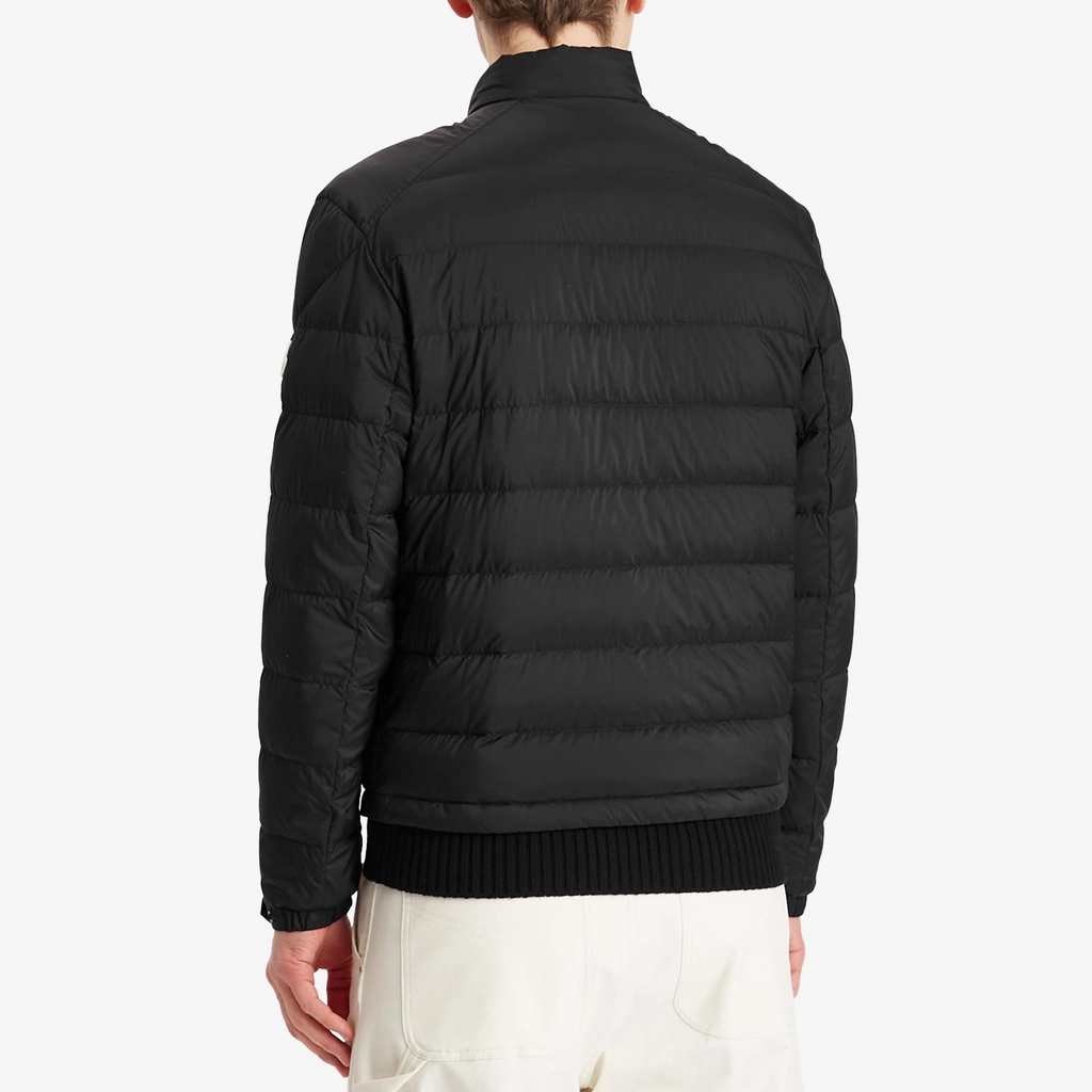 Moncler Men's Recycled Longue Saison Opaque Selves Jacket Black