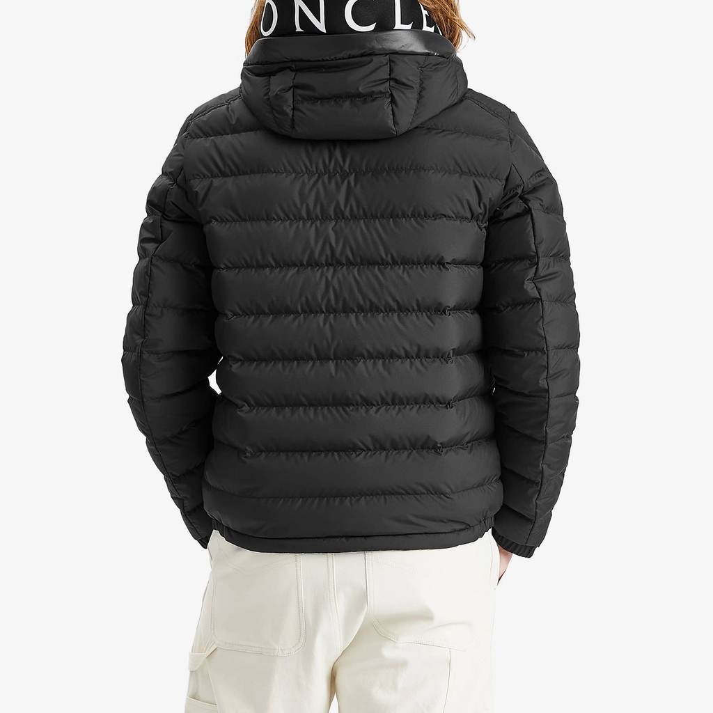 Moncler Men's Recycled Matte Poly Chevrerie Jacket Black