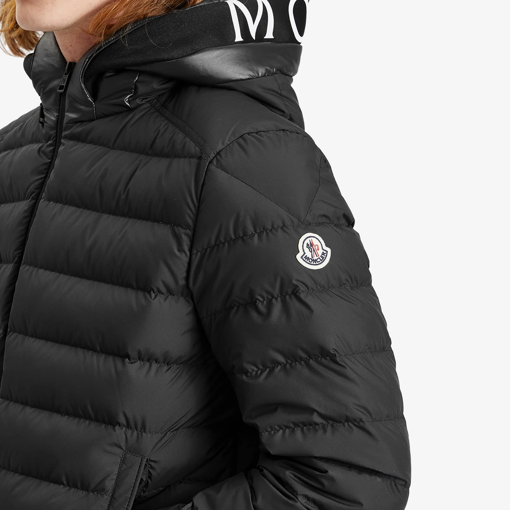Moncler Men's Recycled Matte Poly Chevrerie Jacket Black