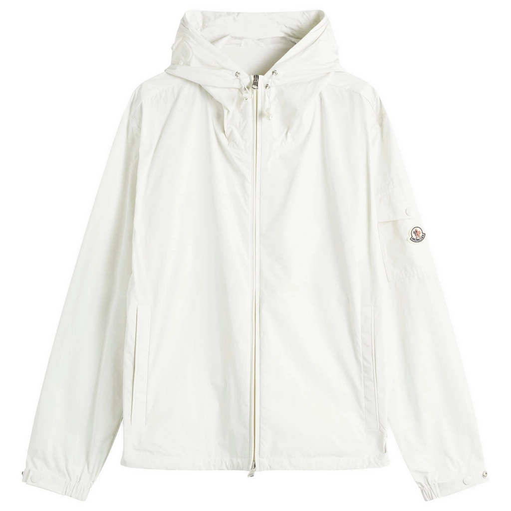 Moncler Men's Sassiere Micro Soft Hooded Jacket White