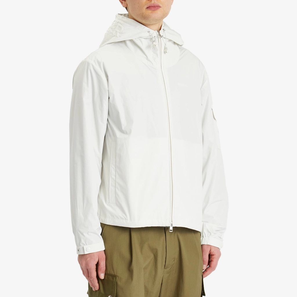 Moncler Men's Sassiere Micro Soft Hooded Jacket White