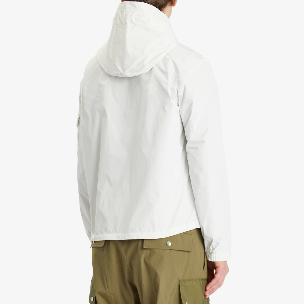 Moncler Men's Sassiere Micro Soft Hooded Jacket White